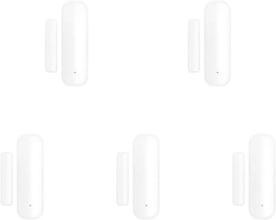 Deuralarmen - Slimme Sensor - Huisbeveiliging - WiFi Connect - 5 Stuks - Wit