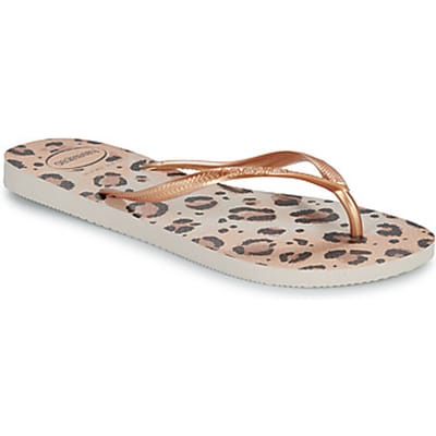 Havaianas Havaianas Leopard Slim Point Slippers beige Rubber