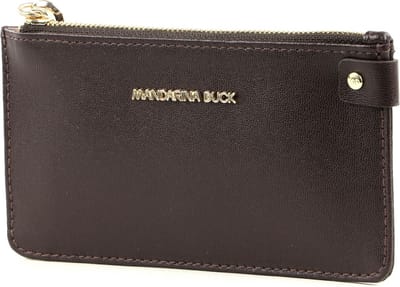 MANDARINA DUCK Leren Kaarthouder Luna Credit Card Holder Mole Donkerbruin