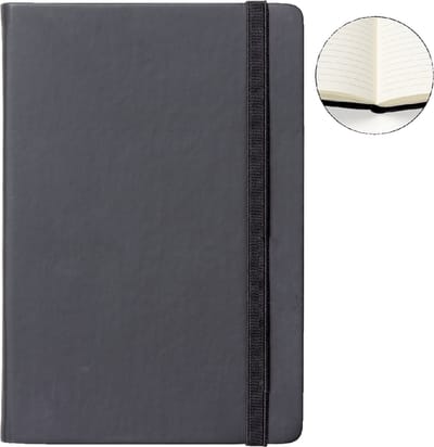 Quantore - Notitieboek A5 zwart - 3 stuks - Lijn