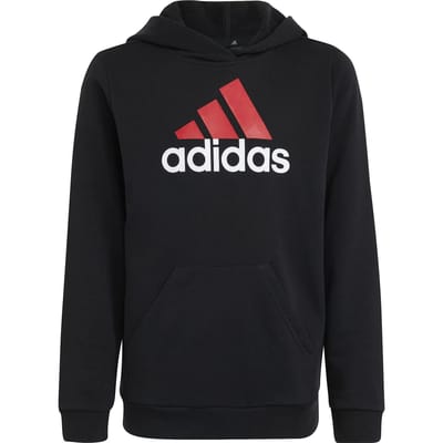 Hooded sweatshirt groot tweekleurig logo katoen kind adidas Essentials