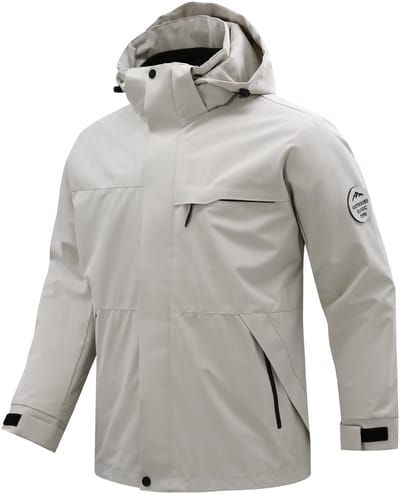 YOUTHUP Heren 3-in-1 outdoorjas met capuchon - Waterafstotend - S