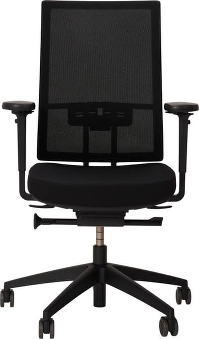 Bureaustoel KÖHL ANTEO - Basic Rug Runner 63cm - Zachte wielen - Zwart