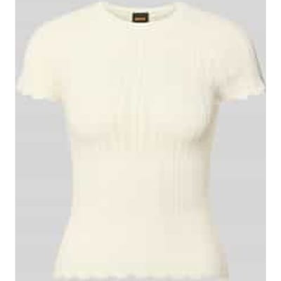 slim fit gebreide pullover van viscosemix model 'FICE'