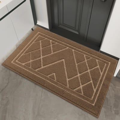 Polypropyleen Tapijt Entree Deur Vloermat Huishoudelijke Entree Slijtvast Antislip Mat Entree Stofverwijdering Deurmat 45*80cm gray