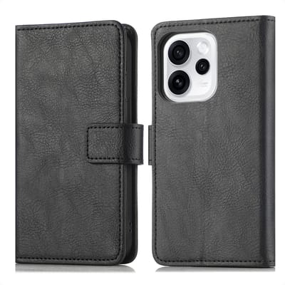 imoshion Hoesje - Geschikt voor Oppo Reno15 F (5G) - Luxe Bookcase - Zwart