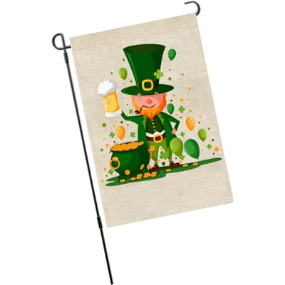 St. Patrick's Day Tuinvlag Innovatieve Exquise Decoratieve Dubbelzijdige Tuinvlag voor Iers