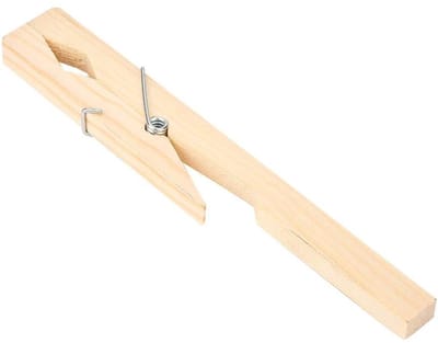 Dailygoods- Proefbuishouder Hout - Bamboo Houten Clip - Set van 10 - Voor Laboratorium - Veilig en Betrouwbaar - Geschikt voor Buizen 10-20 mm - Testbuisclip