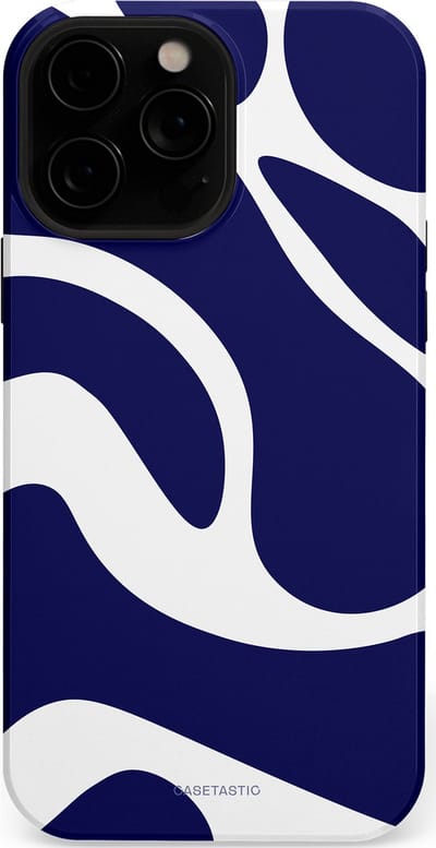 Casetastic Hoesje Geschikt voor Apple iPhone 13 Pro Magsafe - Stijlvolle Beschermende Duo-layer Case - Zeebries Golven