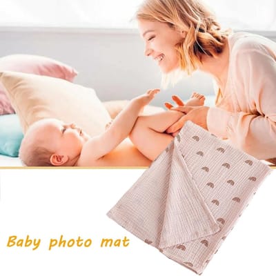 Mousseline Inbakerdeken - Zomerdeken Katoenen Deken - Baby Comfort - Ademend Huidvriendelijk - 80 x 65 cm - H
