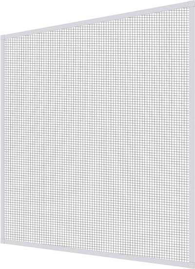 Insectenhor vliegengaas aluminium frame 120 x 150 cm - individueel in te korten - wit