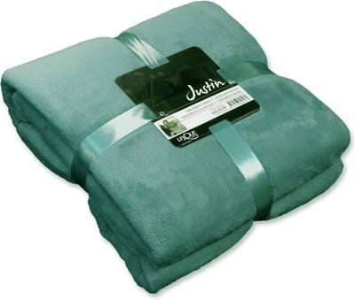Unique Living Justin - Fleece - Plaid - 150x200 cm - Ocean Blue
