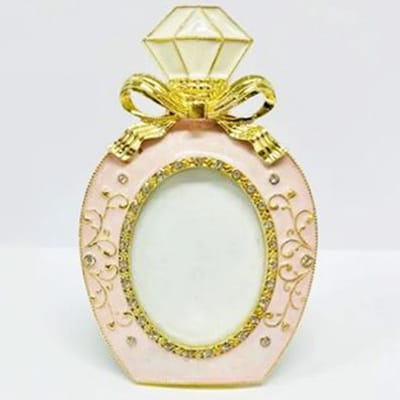 Meander - Fotolijst - Parfumflesje - Roze - 5 x 6 cm