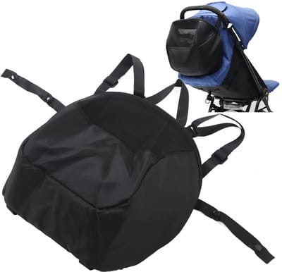 Dailygoods- Kinderwagentas Grote Capaciteit - Opbergtas - Multifunctionele Organizer - Oxford-Stof - Hangend voor Babyflessen/Luiers - Gemakkelijk mee te nemen - Kinderwagen Organizer