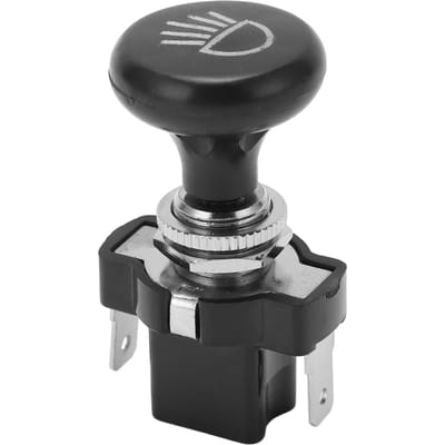 Club Car Koplamp Schakelaar Druk-Trek Type 4034 12V 15AMP Universele Vervanging voor EZGO black