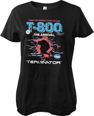 The Terminator Dames Tshirt -S- Arrival Zwart