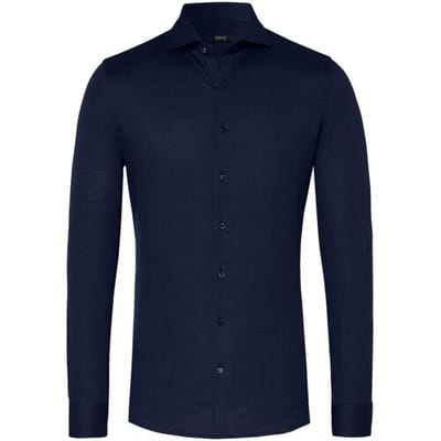 Desoto Luxury Overhemd Regal Twill Design Navy / male