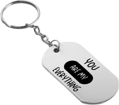 Akyol - jij bent mijn alles sleutelhanger - Bedankt - familie vrienden - cadeau - 54 x 29mm