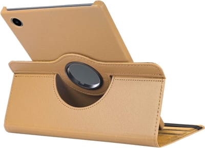 Arara Hoes Geschikt voor iPad 2022 hoes (10.9 inch) 10e generatie draaibaar bookcase - Goud