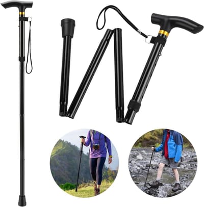 SAVI® Loopkrukken – Elleboogkrukken – Wandelstok - Zwart - ‎12cm x 12cm x 93cm