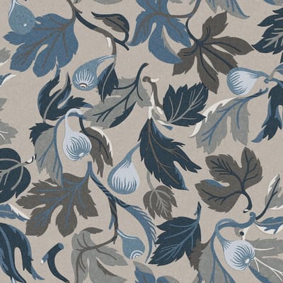 Boråstapeter Vliesbehang 2062 - Swedish Designers - Botanisch Blauw - 49cm x 10.05m