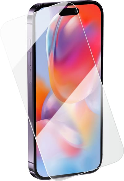Musthavz ARMOR Tempered Glass Screenprotector voor iPhone 16 – Extreem Sterk & Flexibel Display Glas – Case Friendly – Inclusief Applicator
