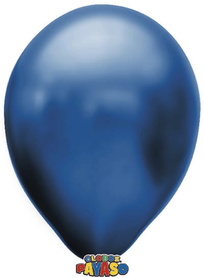Zakje met 15 metallic blauwe ballonnen - 30/35 cm doorsnee (12 inch) - Biologisch afbreekbaar