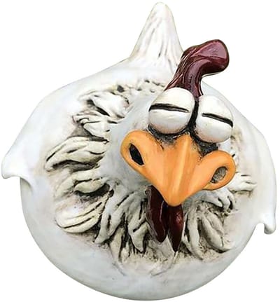 Tuinbeeld - Tuindecoratie - Haan tuindecoratie ornamenten - 13 × 14 CM - Tuin decoratie voor buiten - Decoratief - Statue de jardin