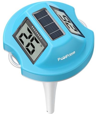Drijvende Zwembadthermometer met Dubbel Scherm en Digitaal Display - Waterdicht voor Zwembaden en Hot Tubs
