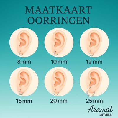 Aramat Jewels | Oorbellen | Goudkleurige Gevlochten Halve Oorringen 25x10mm | | | |10mm | Staal | Volwassenen | Verkleurd niet