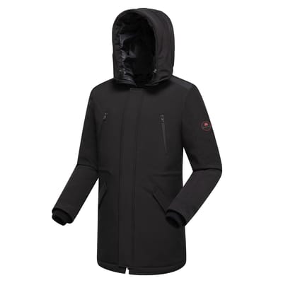 Norlund - Heren Jas winter Bismo Softshell Parka - Zwart - Maat L