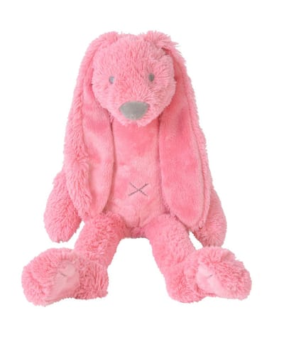 Happy Horse Konijn Richie Knuffel 38cm - Donkerroze - Baby knuffel