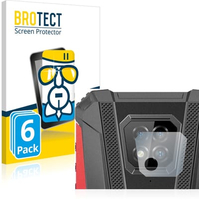 Screenprotector 6 Stuks voor Ulefone Armor 8 Pro (ALLEEN Camera Lens) Beschermglas transparant