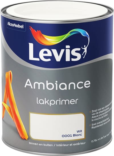 Levis - Ambiance Lak Primer - Wit - 0,75 L