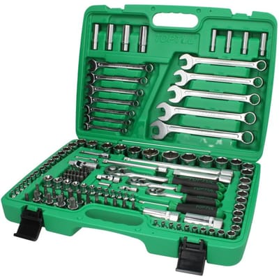 Gereedschapskist TOPTUL 1/4 inch 3/8 inch 1/2 inch 130 teilig