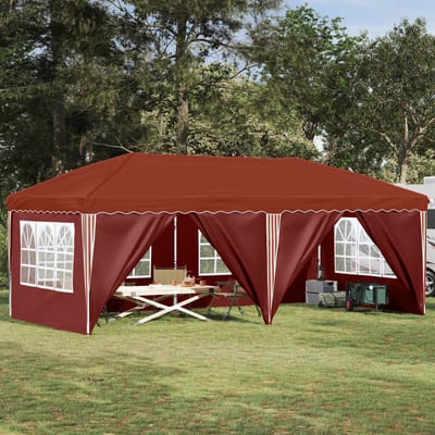 vidaXL - Pop-up - Feesttent - 575 - x - 288 - x - 245 - cm - Terracotta