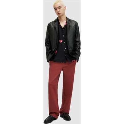 AllSaints Oren Sweatpant Imperial Red Größe: XL | Jogginghosen Outlet | Herren | Rot