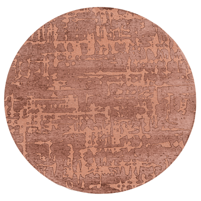 Wasbaar Binnen & Buiten Vloerkleed - 240 x 240 cm - Louis De Poortere Baobab Za Copper - Laagpolig Tapijt - Gerecycled PET - Made in Belgium - Circulair