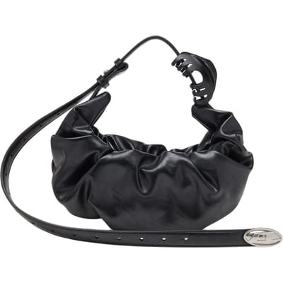 Sac à Bandoulière Diesel Grab D 2.0 Petit Noir Femme Sacs à Bandoulière X10479-P8657-T8013 Basic Set (Bag+Dust Bag) black