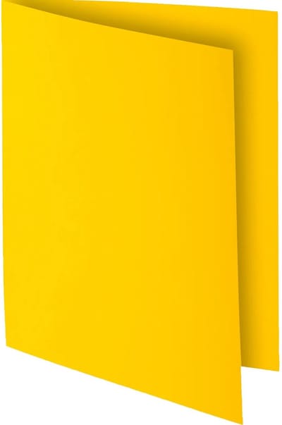 Exacompta 10x ROCK''S 80 Pak van 30 inlegmappen - 22x31cm voor A12 - Citroengeel - 807011E