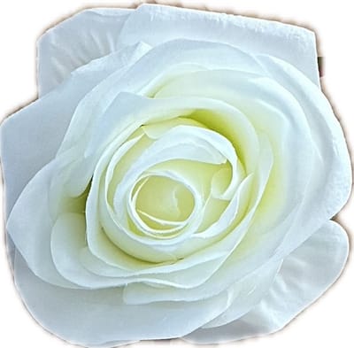 AMALIA ECRU KUNSTROZEN - Rozenkoppen 12 stuks - Mooie Kwaliteit Kunstbloemen - Nepbloemen - Rozen zonder Steltjes - Kunstbloemen voor Decoraties/ Versieringen - DIY Bloemen - Rozen voor de Bloemenmuur