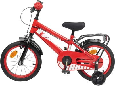 Kinderfiets - Jongensfiets Meisjesfiets - Leren Fietsen - Klassiek Stevig Ontwerp - 16 Inch - Rood