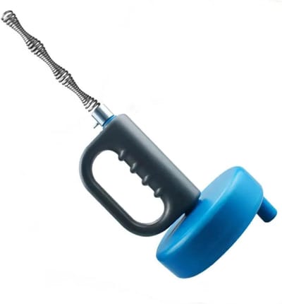 Afvoer Ontstopper Slang - Pijp Reiniger - Verstopte Afvoer - Flexibele Veer - 7 Meter - Blauw