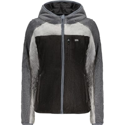 Noorwegen 1963 Zwarte Polyester Dames Sweatshirt met Kap