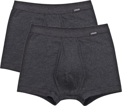Ammann Heren pant onderbroek kort met voorsluiting 2 pack Jeans