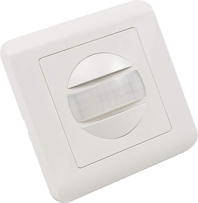 Inbouw IR Bewegingsmelder | Infrarood Bewegingssensor voor Wandmontage | 160° Detectiehoek | Instelbaar | Geschikt voor LED