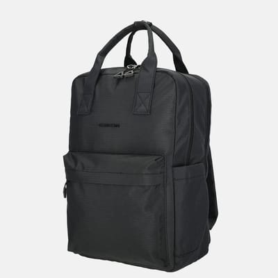 Enrico Benetti Luzern rugzak 2 vaks 17 inch zwart