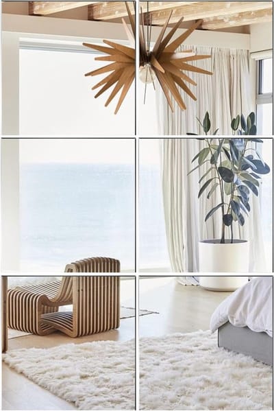 Decoratieve Spiegels voor aan de Muur, 2 mm Spiegeltile, Set van 6, 30 x 30 cm, Perfect voor Interieur en Wanddecoratie