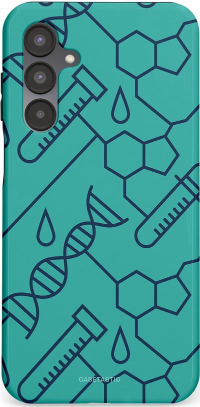 Casetastic hoesje geschikt voor Samsung Galaxy A16 - Dubbellaagse bescherming - DNA Creaties - Fashion Case - Turquoise