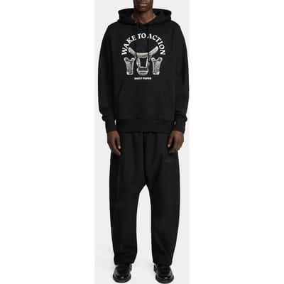 Daily Paper Rivo Hoodie Unisex Obsidian Black Size: XS | Hoodies Outlet | Unisex | Zwart